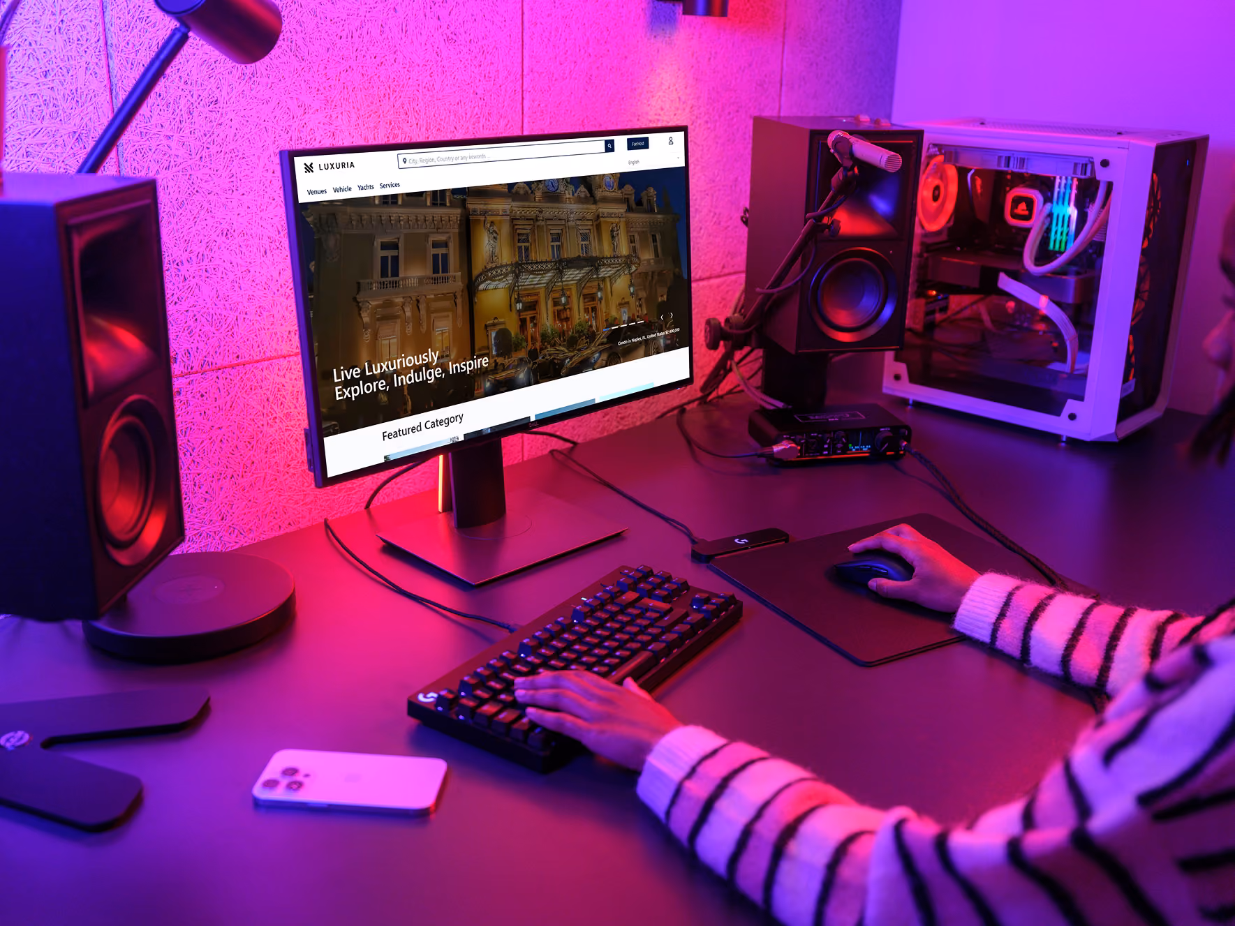 Luxuria Life website preview
