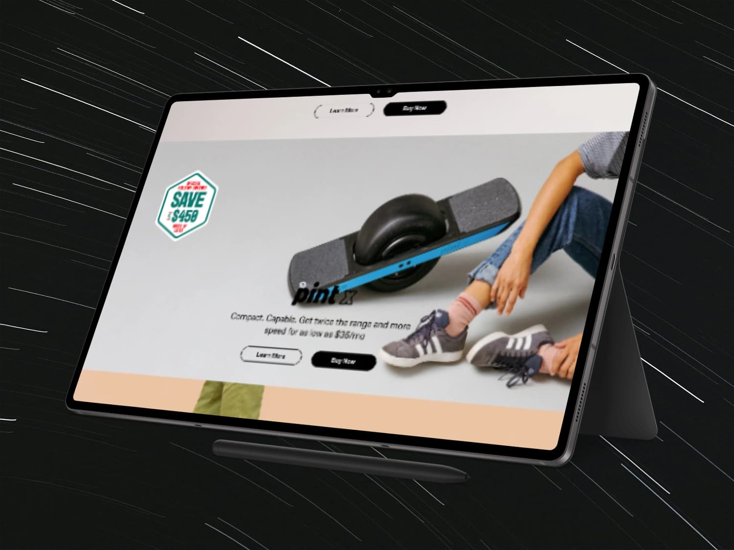 Onewheel website preview