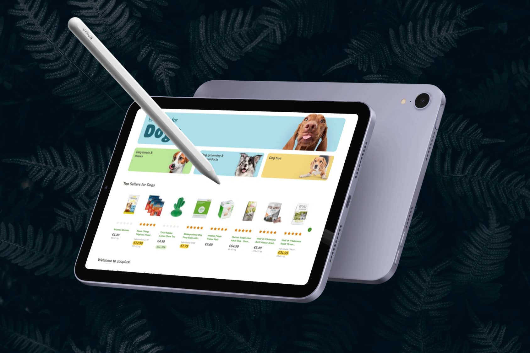 Zooplus website preview